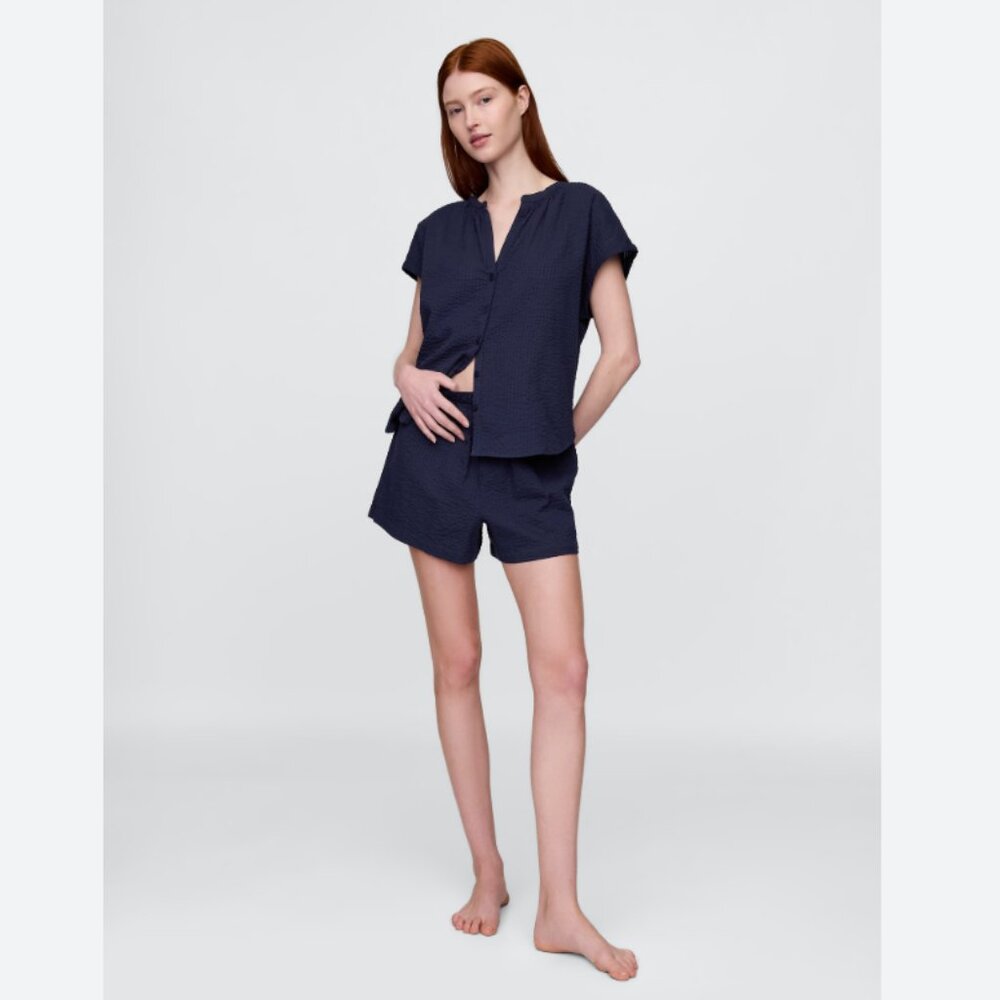 NWT Gap Gauze PJ pajama set XL tall XLT navy